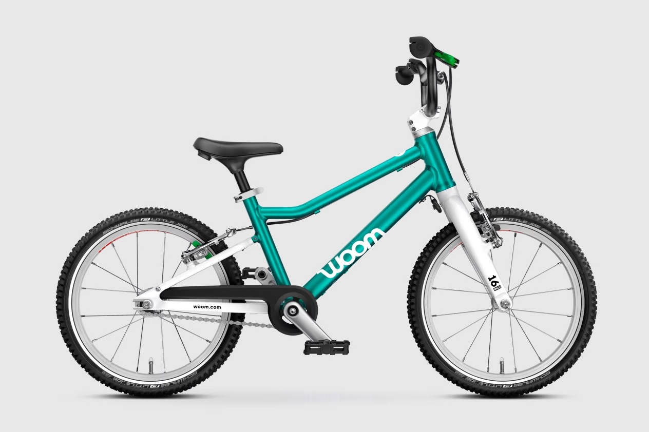 Rower Woom GO 3 metallic turquoise 16" turkusowy