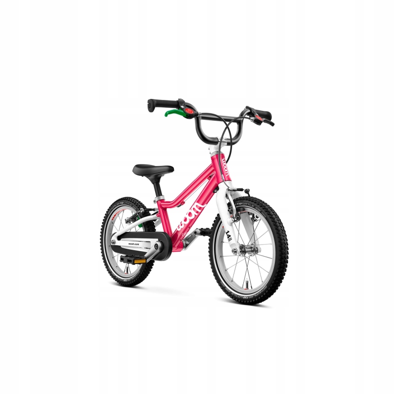 Rower dziecięcy WOOM GO 2 HOT PINK 2025 koło 14" różowy